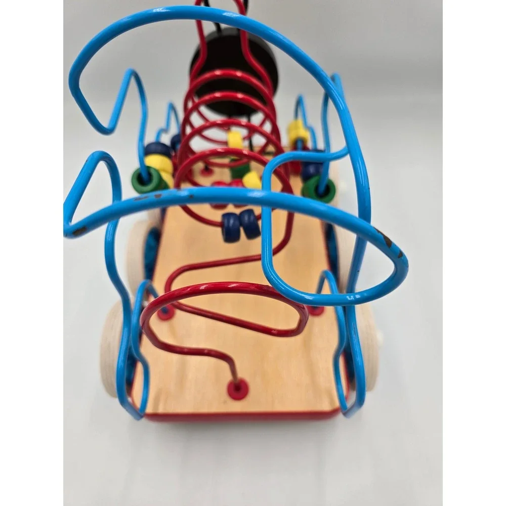 Thomas & Friends Anatex Wooden Bead Maze Roller Activity Toy Train Vintage